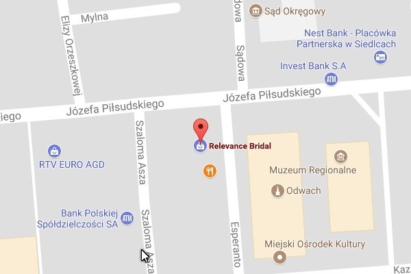 Location of Relevance Brida - Wedding gowns manufacturerl
