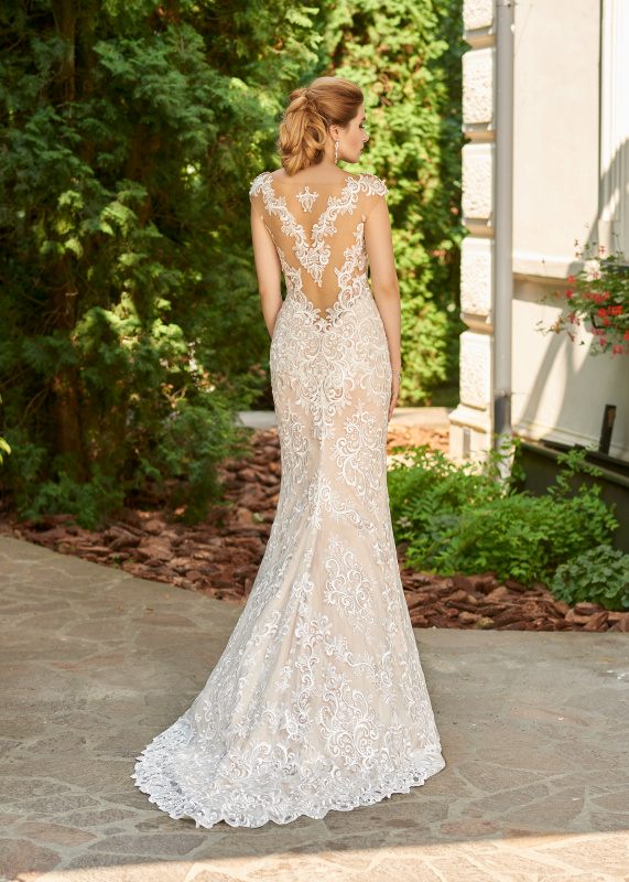 Celeste tył suknia ślubna 2019 Relevance Bridal kolekcja DFM