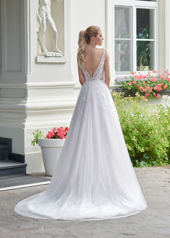 Annalisa tył - Moonlight - Kolekcja sukien ślubnych na rok 2020 - Relevance Bridal