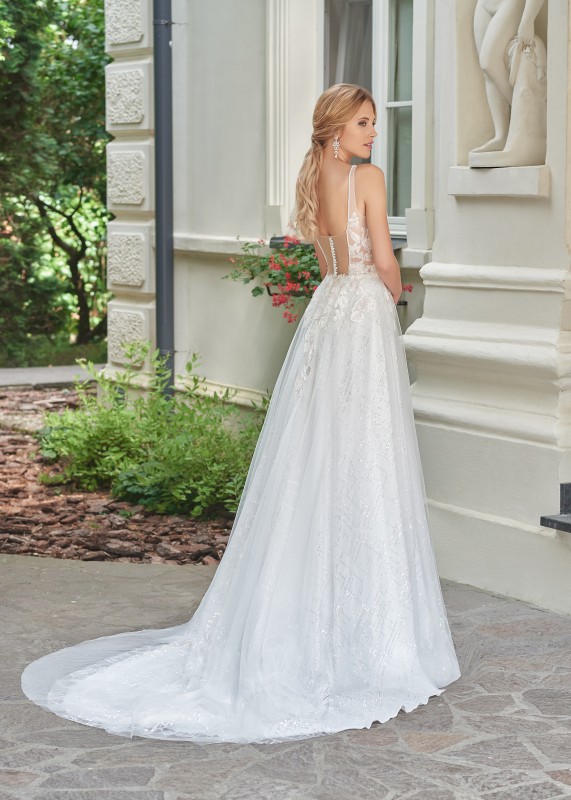 Dorris tył - Moonlight - Kolekcja sukien ślubnych na rok 2020 - Relevance Bridal