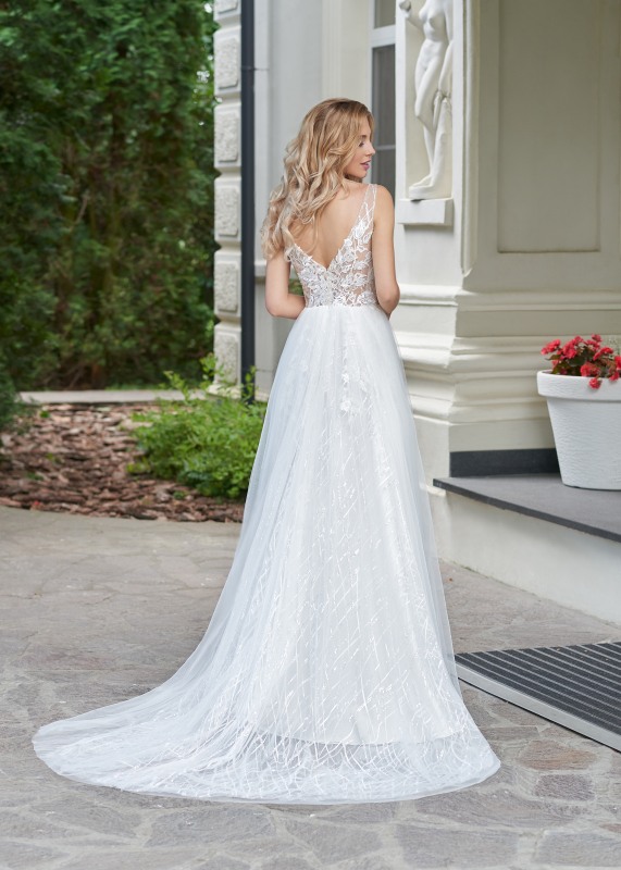 Meghan tył - Moonlight - Kolekcja sukien ślubnych na rok 2020 - Relevance Bridal