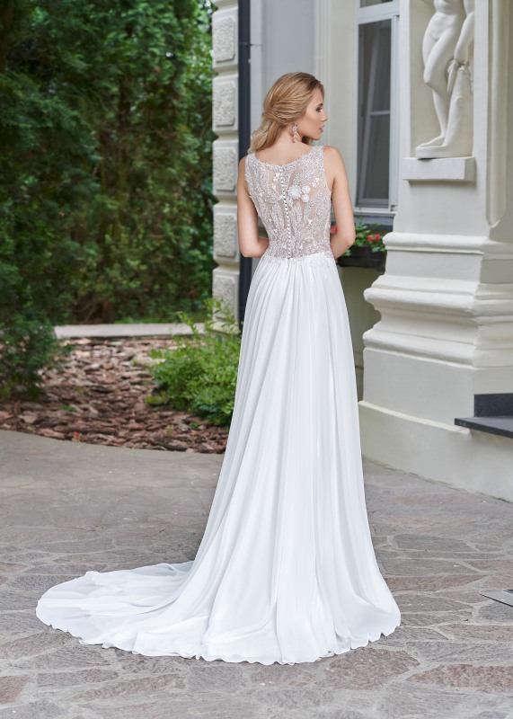 Virginia tył - Moonlight - Kolekcja sukien ślubnych na rok 2020 - Relevance Bridal